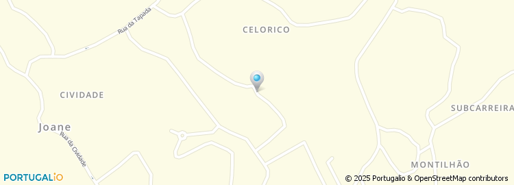 Mapa de Rua Senhor dos Passos