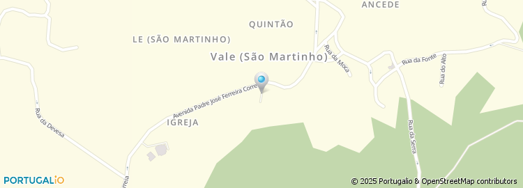 Mapa de Rua Senhora da Lapa