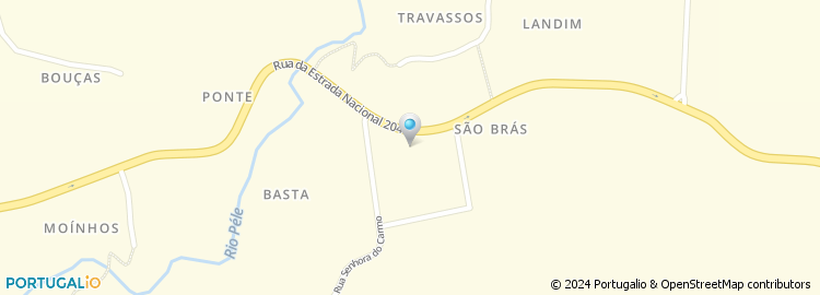 Mapa de Rua Senhora do Carmo