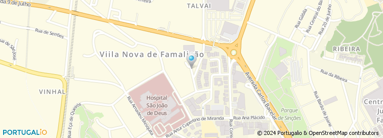 Mapa de Rua Vieira Silva