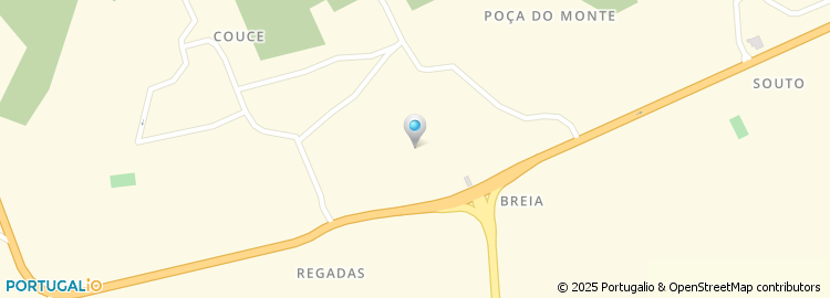 Mapa de Travessa da Breia de Cima