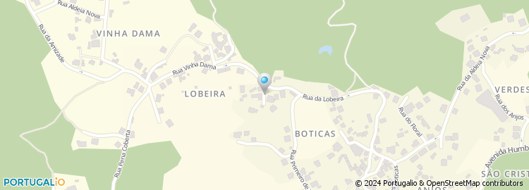 Mapa de Travessa da Lobeira