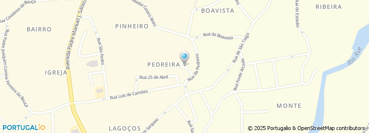 Mapa de Travessa da Pedreira