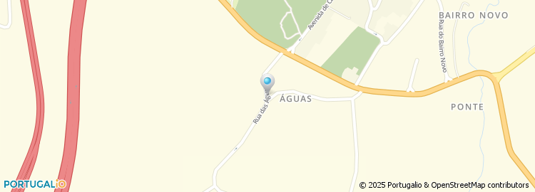 Mapa de Travessa das Águas