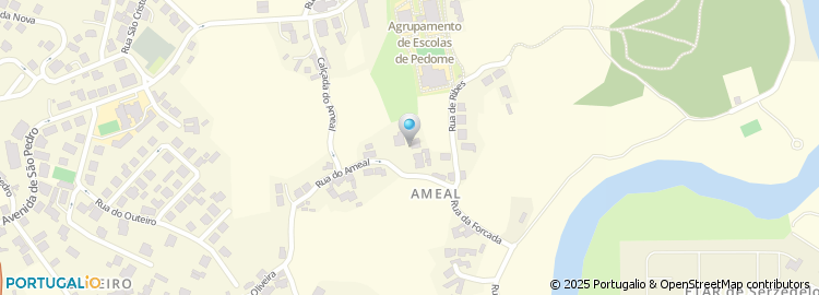 Mapa de Travessa do Ameal