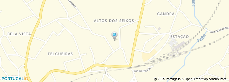 Mapa de Urbanização Pé de Prata