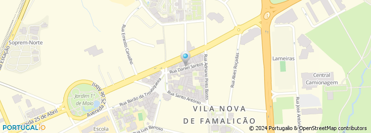 Mapa de Rua Daniel Santos
