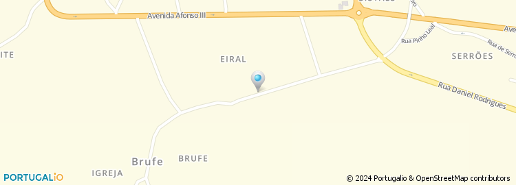 Mapa de Rua do Eiral