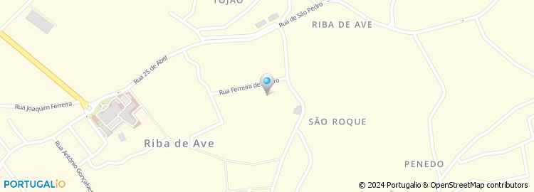 Mapa de Rua São Roque