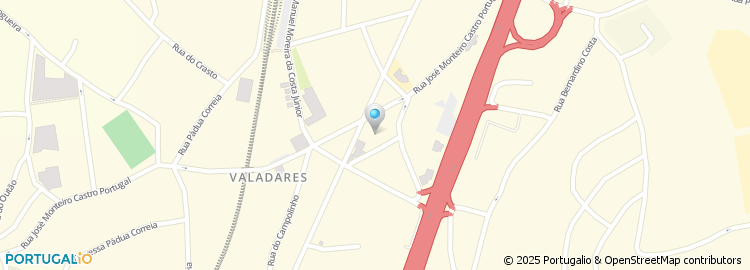 Mapa de Avenida António Coelho Moreira