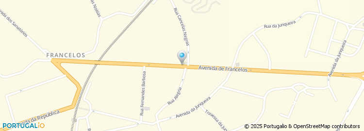 Mapa de Avenida de Francelos