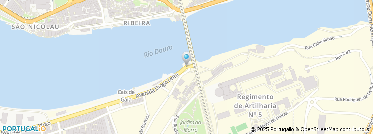 Mapa de Largo Dom Luís I