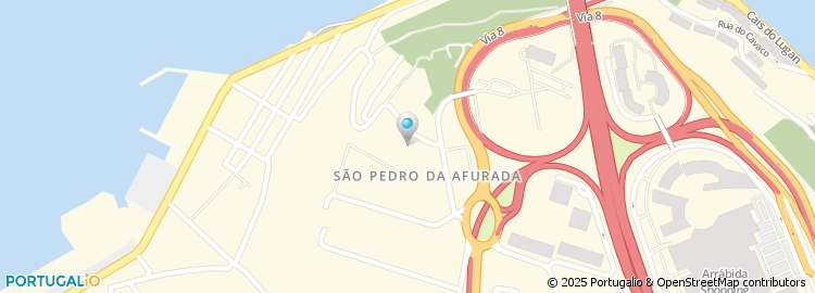 Mapa de Rossio de Santo António