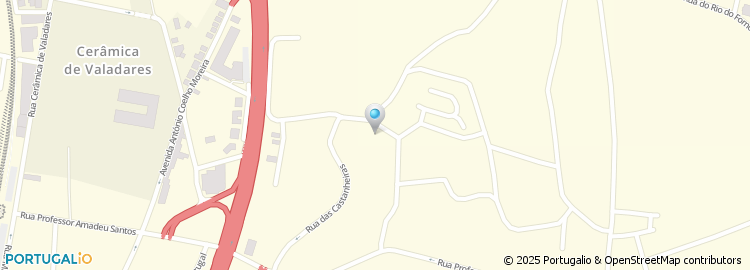 Mapa de Rua 1º de Fevereiro