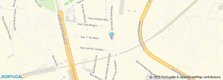 Mapa de Rua 1º de Maio