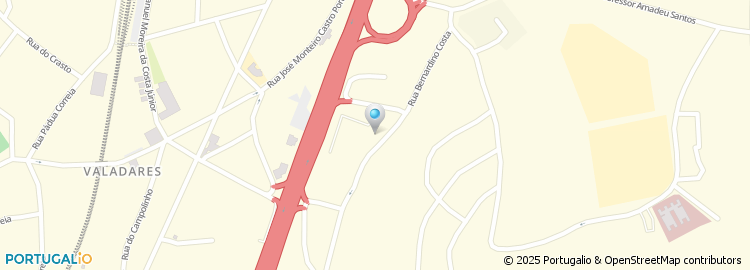 Mapa de Rua Bernardino Costa