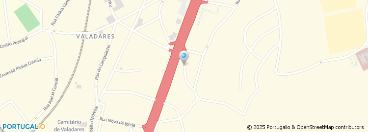 Mapa de Rua Carlos Henriques Silva