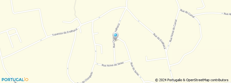 Mapa de Rua Cruz da Ervilhaca