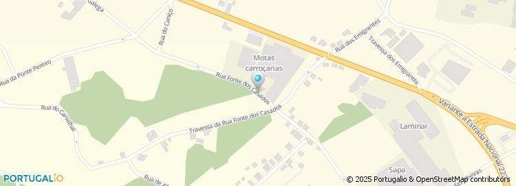 Mapa de Rua da Fonte dos Casados