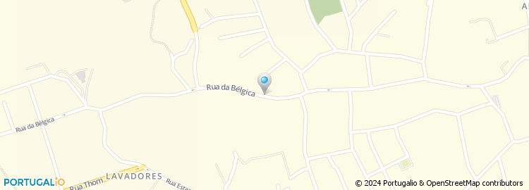 Mapa de Rua de Bélgica