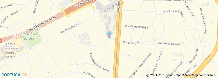 Mapa de Rua de Eugénio Ferreira Lima Matos
