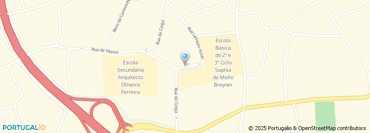 Mapa de Rua do Lameiro Novo