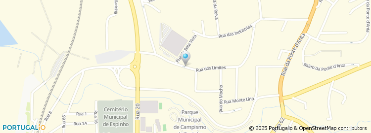 Mapa de Rua de Limites