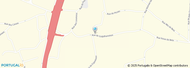 Mapa de Rua de Marujo