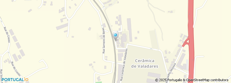 Mapa de Rua de Sameiros