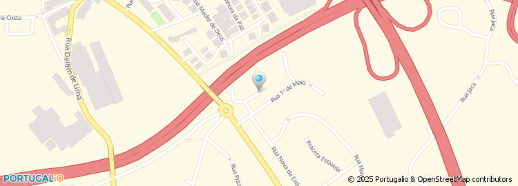 Mapa de Rua de São Vicente de Paulo