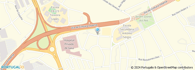 Mapa de Rua Diogo Silves