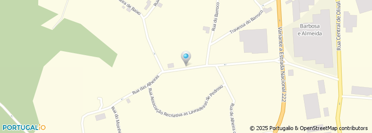 Mapa de Rua dos Alheiras