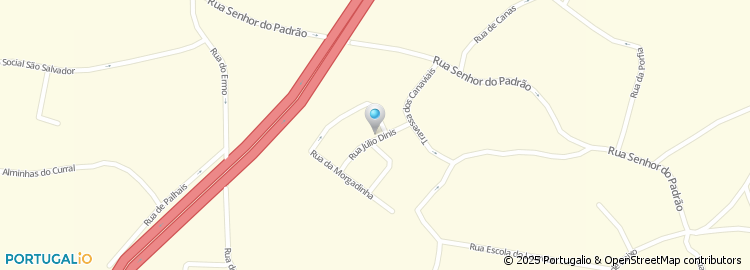 Mapa de Rua Júlio Dinis