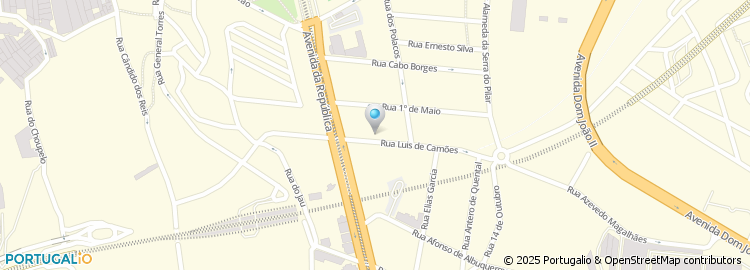 Mapa de Rua Luís de Camões