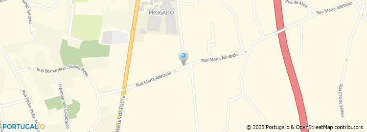 Mapa de Rua Maria Adelaide