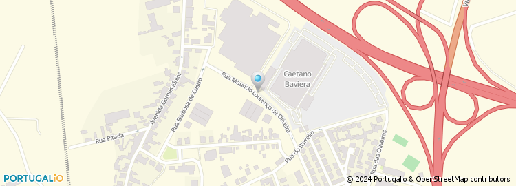 Mapa de Rua Maurício Lourenço de Oliveira