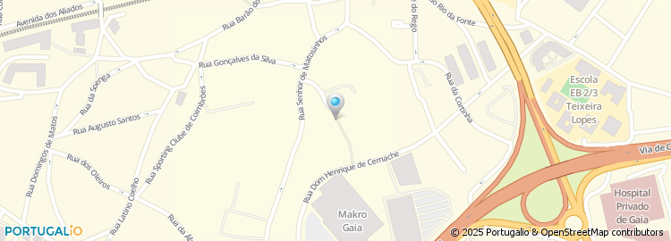 Mapa de Rua Monte Xisto