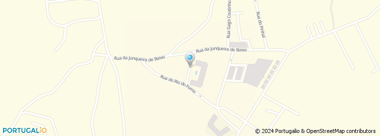 Mapa de Rua Nova da Junqueira de Baixo