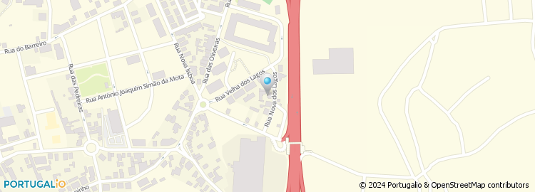Mapa de Rua Nova de Lagos