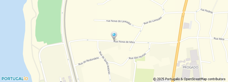 Mapa de Rua Nova de Mira
