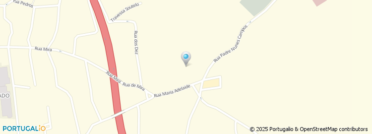 Mapa de Rua Nova de Sá