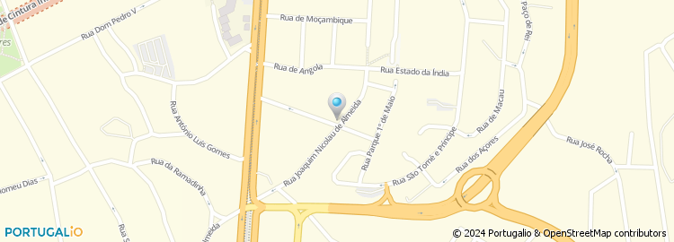 Mapa de Rua Padre Joaquim Dias dos Santos