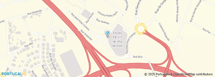 Mapa de Rua Capitão Salgueiro Maia