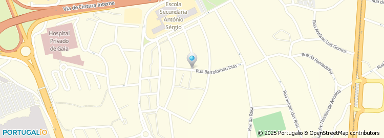 Mapa de Rua Tristão Vaz