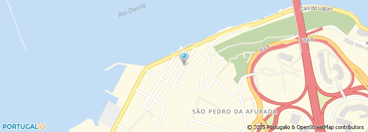 Mapa de Rua Vasco da Gama