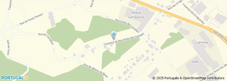 Mapa de Travessa da Fonte dos Casados