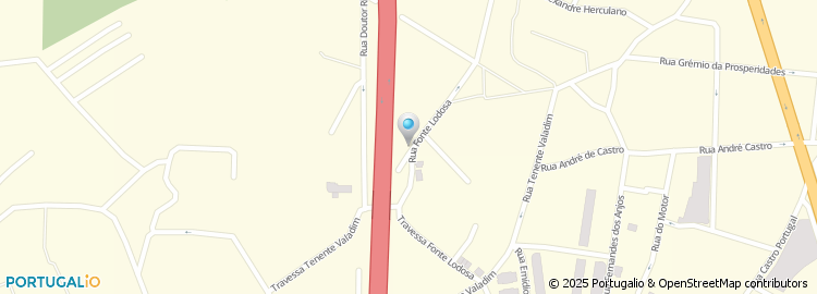 Mapa de Travessa de Campos