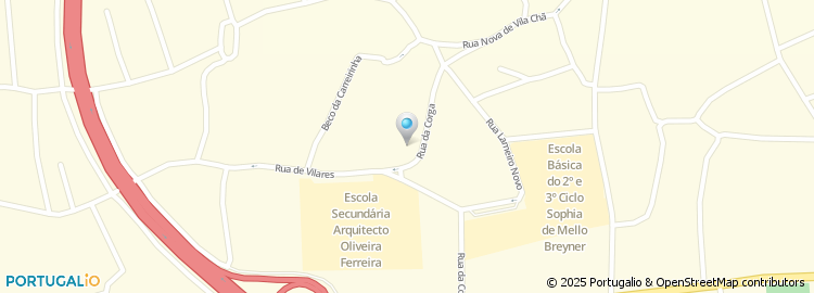 Mapa de Travessa da Corga