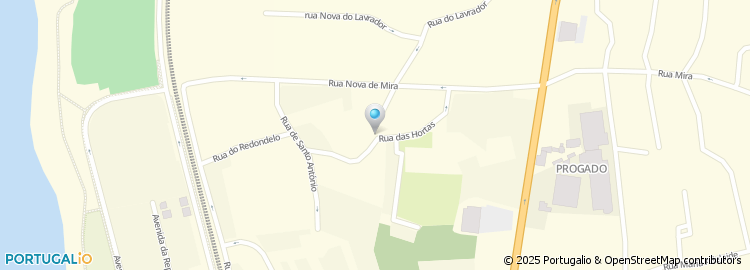 Mapa de Travessa das Hortas