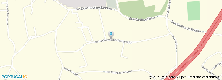 Mapa de Travessa do Centro Social de São Salvador